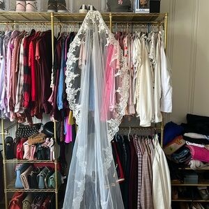 Mantilla wedding veil